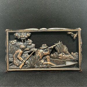 Dart Hunting Duck Geese Wall Plaque Vintage # 7334 11 1/2” X 6 1/2”